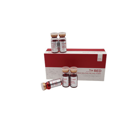 Solution d' ampoule rouge Sculpture et perte de poids Lipolytique Dissolution de la graisse corporelle