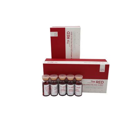 Dissoudre les graisses en lipolyse Ampoule Ampoule rouge Solution Lipolytique Injection