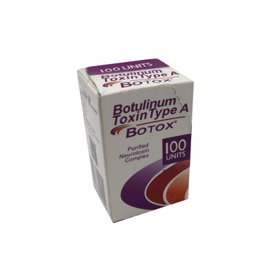100 à 150 i.u. de Botox Onabotulinumtoxin Botox injection cosmétique