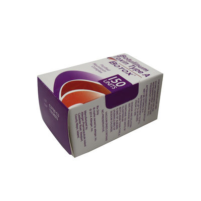 100 à 150 i.u. de Botox Onabotulinumtoxin Botox injection cosmétique