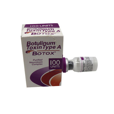100 à 150 i.u. de Botox Onabotulinumtoxin Botox injection cosmétique