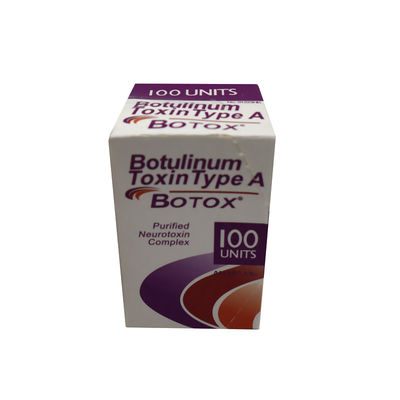 100 à 150 i.u. de Botox Onabotulinumtoxin Botox injection cosmétique