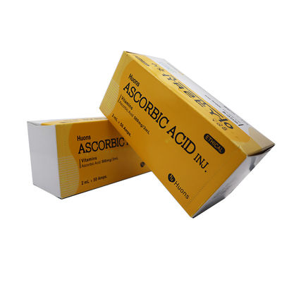 Vitamine C Acide ascorbique de Huons Vitamine soluble dans l' eau Chaque boîte contient 50 laroscorbine injectable 0,5 g/2 ml