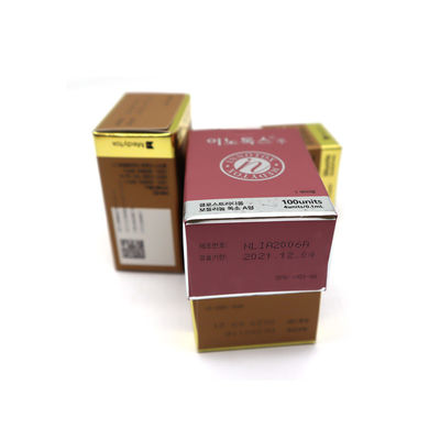 50 UI 100 UI 150 UI 200 UI Allergène Innotox Botulax Nabota Rentox Méditotox Hutox