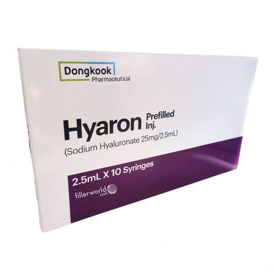 Hyaron Acide hyaluronique pour le renforcement de la peau 2.5 mlx10 seringue