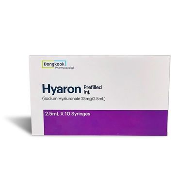 Hyaron Acide hyaluronique pour le renforcement de la peau 2.5 mlx10 seringue