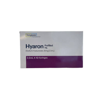 Hyaron Acide hyaluronique pour le renforcement de la peau 2.5 mlx10 seringue