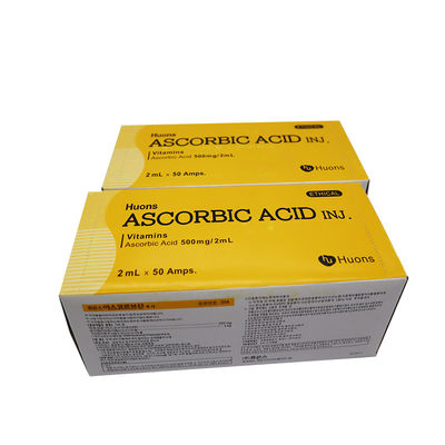 Huons Acide ascorbique Vitamine C Vc blanchissant 50 ampoules