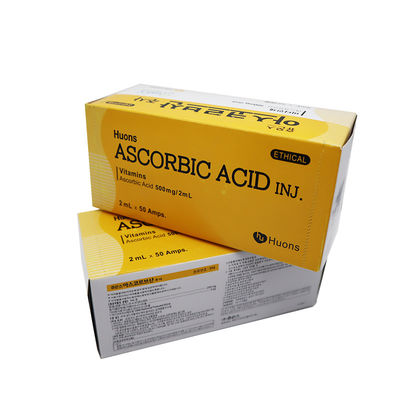 Huons Acide ascorbique Vitamine C Vc blanchissant 50 ampoules