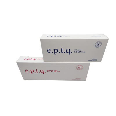 EPTQ e.p.t.q Hyaluronate de sodium lié croisé remplisseur cutané HA certifié CE 24 mg/ml