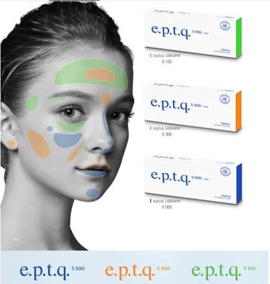 Remplisseur d'injection labiale Eptq Remplisseur d'injection de collagène Corée Endorsement de célébrités E.P.T.Q. Epitique S100 S300 Remplisseur Marque bien connue Eptq Ha Remplisseur approuvé par la CE