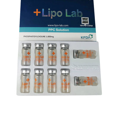 Solution Lipo Lab Ppcs pour amincissement du corps, injections pour dissoudre la graisse, 10 flacons