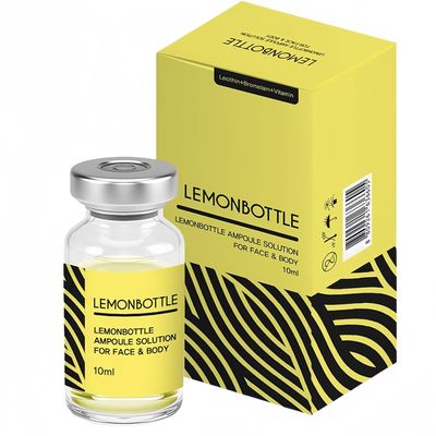Bouteille de citron 10mlx5 Injection de solution de graisse réduit la cellulite et l' excès de poids