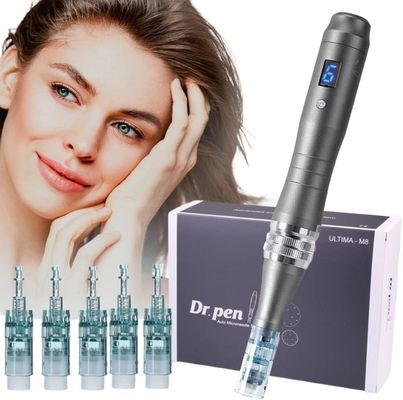 Dr. Pen Ultima M8 professionnel Microneedling Dermapen USB rechargeable 5pcs 32Pin Cartouche Aiguille
