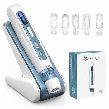 Nouveau stylo hydra H5 porteur de perfusion sérum EMS et microneedling application automatique