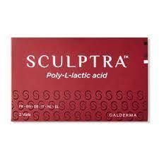 SCULPTRA GALDERMA - 2 VIAL Élevez l' esthétique de la poudre de PLLA