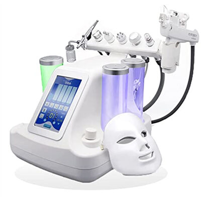 Microcorrent Iontophoresis Masseur facial Microdermabrasion machine de lifting biologique