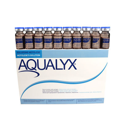 Injections de lipolyse injectable par câble, perte de poids de la solution 8 ml x 10 bouteilles AQUALYX