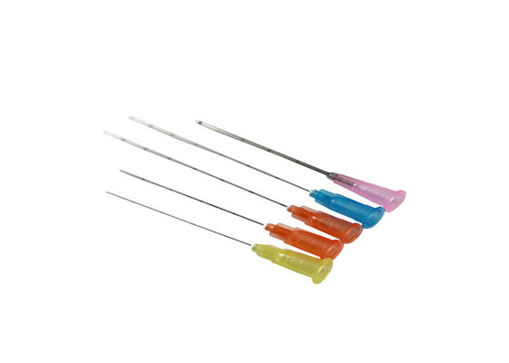 Remplissage du visage en acier inoxydable en gros 22g 23g 25g 38mm 50mm Flexible Fine Blunt Micro Tip Cannula Needl
