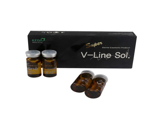 Injections de lipolyse en ligne V pour dissoudre les graisses dans le menton 5 ml x 5 gobelets