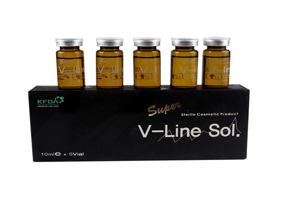Injections de lipolyse en ligne V pour dissoudre les graisses dans le menton 5 ml x 5 gobelets