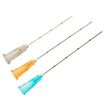 Aiguille micro SUS304 25mm 70mm de canule de remplisseur cutané flexible