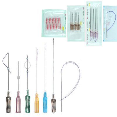 La dent PDO PCL PLLA filète le massage facial de 60mm 90mm filetant le lifting