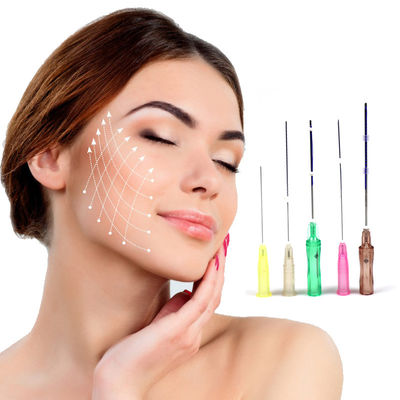La dent PDO PCL PLLA filète le massage facial de 60mm 90mm filetant le lifting
