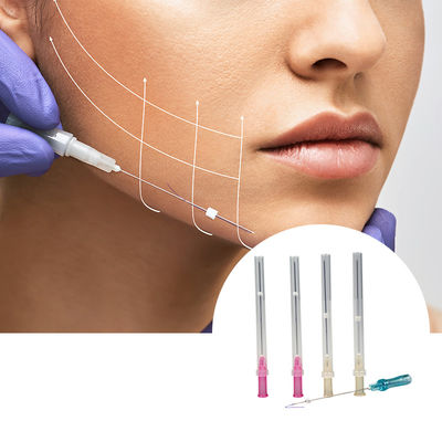 La dent PDO PCL PLLA filète le massage facial de 60mm 90mm filetant le lifting