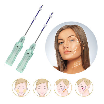 La dent PDO PCL PLLA filète le massage facial de 60mm 90mm filetant le lifting