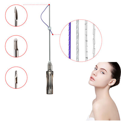 Polydioxanone Fio De Sutura Cannula cog fils barbelés cog 2-1 3-1 4-1 5-1 3D 4D Lift Hilos Pdo levé de fil