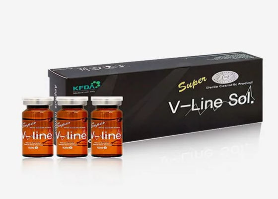5pcs*10ml Injections de dissolution des graisses pour le visage Lipolytique Super V Line Sol