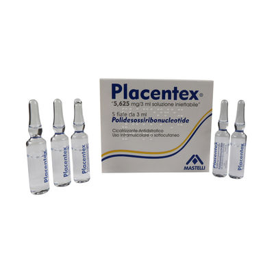 Italie Placentex Injection de renforcement de la peau Pdrn Saumon blanchissant blanchissant 3 ml X 5 Vaila