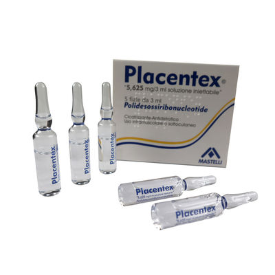 Italie Placentex Injection de renforcement de la peau Pdrn Saumon blanchissant blanchissant 3 ml X 5 Vaila
