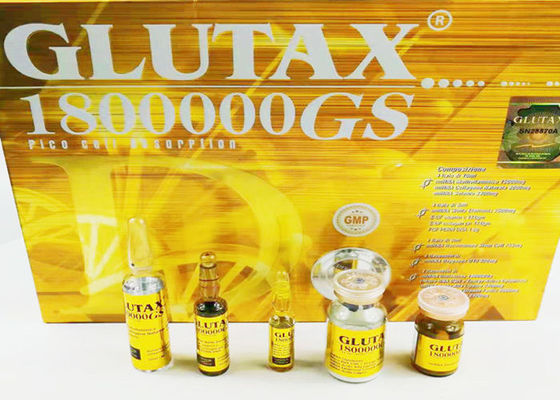 Serum de blanchiment de la peau par injection Glutax 1800000GS Pour la clinique de beauté SPA