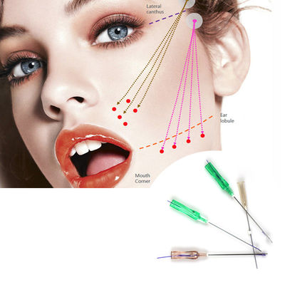 Coupe absorbable 4D 21g 60mm sourcille coupe de sourcille levage de joues levage du visage Coupe 4D Pdo