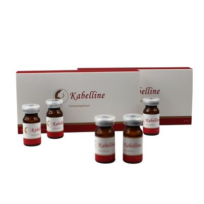 Injections de dissolution de graisse de Kabelline 5 flacons X8 ml Solution de perte de poids pour le visage et le corps sérum de contour