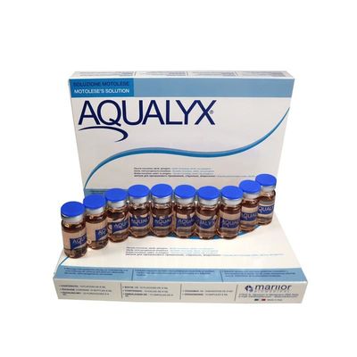 Injection par lipolyse Aqualyx 10 flacons double menton et perte de poids Remplisseur d' injection Lipo LAN Kabelline Kybella