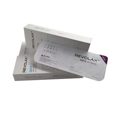 Acide hyaluronique de haute pureté remplisseur cutané Revolax 1.1 ml Sub-Q profond pour les lèvres