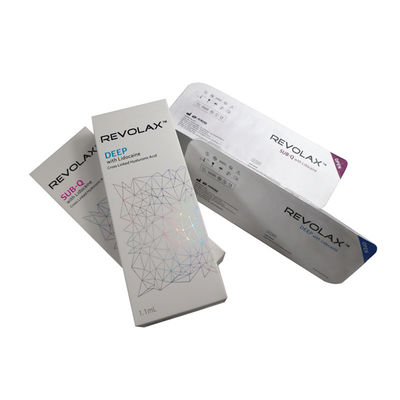 Acide hyaluronique de haute pureté remplisseur cutané Revolax 1.1 ml Sub-Q profond pour les lèvres