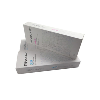 Acide hyaluronique de haute pureté remplisseur cutané Revolax 1.1 ml Sub-Q profond pour les lèvres