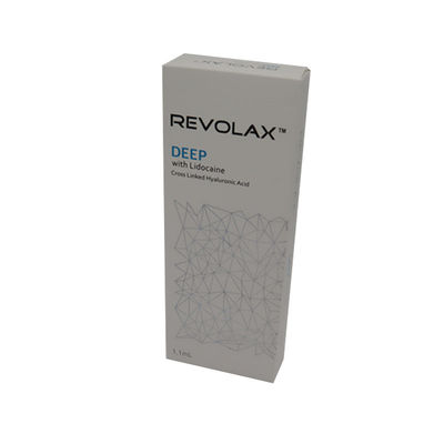 Remplisseur cutané anti-âge Remplisseur injectable HA 1.1 ml Revolax Remplisseur de rides sub-Q