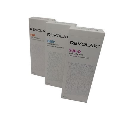 Remplisseur cutané anti-âge Remplisseur injectable HA 1.1 ml Revolax Remplisseur de rides sub-Q