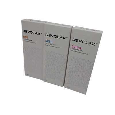 Remplisseur cutané anti-âge Remplisseur injectable HA 1.1 ml Revolax Remplisseur de rides sub-Q