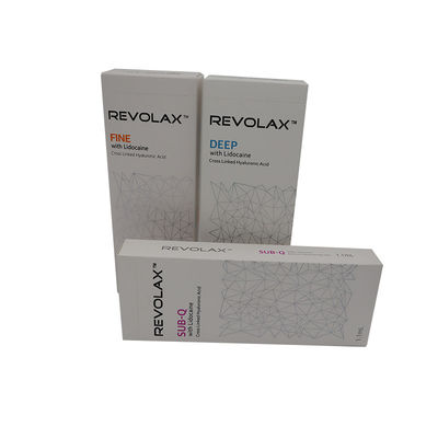 Remplisseur cutané anti-âge Remplisseur injectable HA 1.1 ml Revolax Remplisseur de rides sub-Q