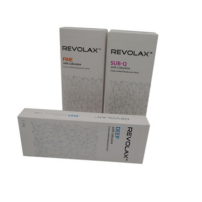Remplisseur cutané anti-âge Remplisseur injectable HA 1.1 ml Revolax Remplisseur de rides sub-Q