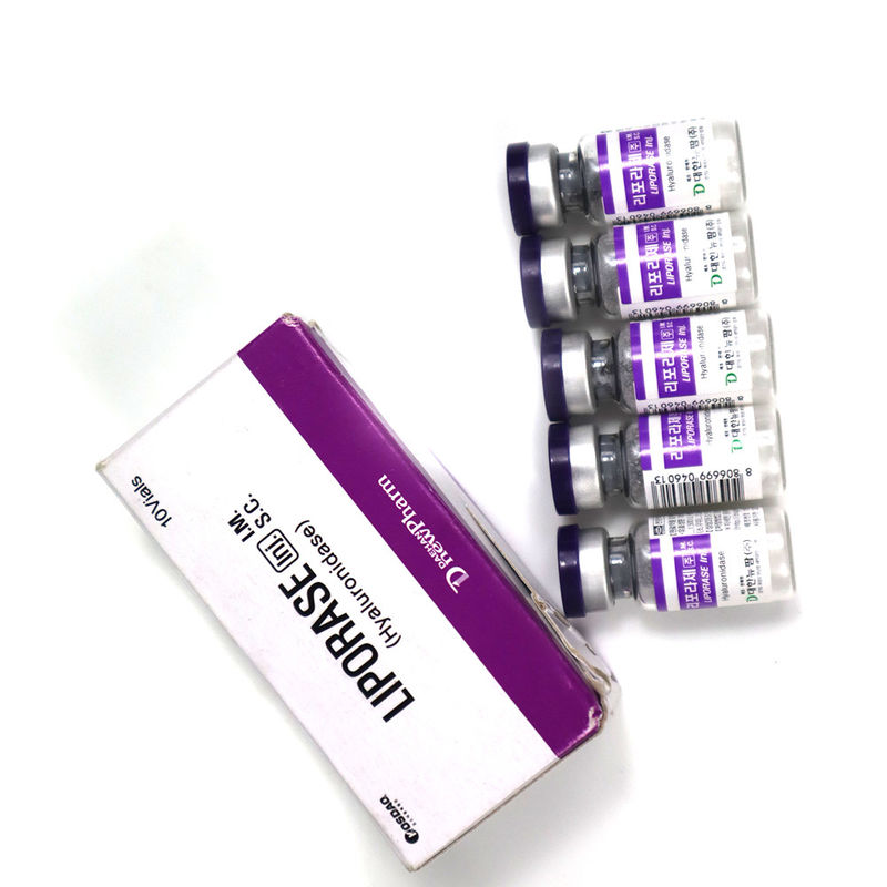 Liporase hyaluronidase 1500iu Lyophilisé 1500u 10 flacons pour dissoudre l' acide HA Liporase