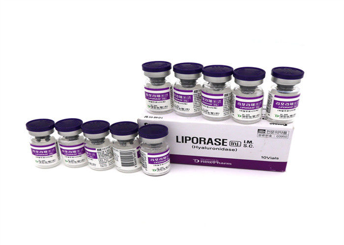Liporase hyaluronidase 1500iu Lyophilisé 1500u 10 flacons Solution pour dissoudre l' acide HA Liporase