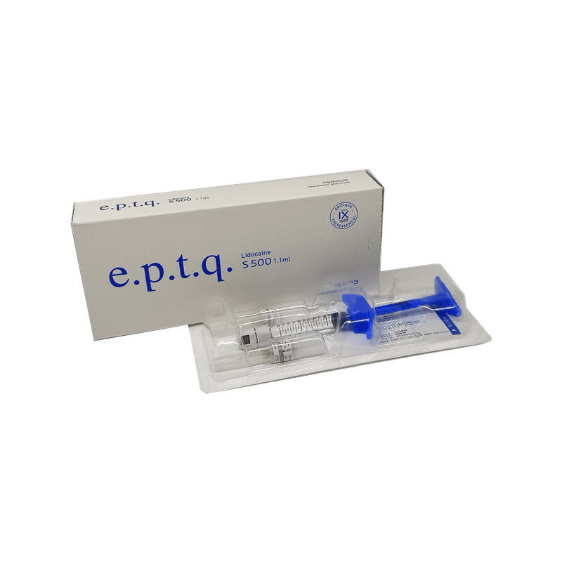 E.P.T.Q. S500 1x1.1ml Teinture épaisse Acide hyaluronique Remplisseur cutané pour augmentation du visage