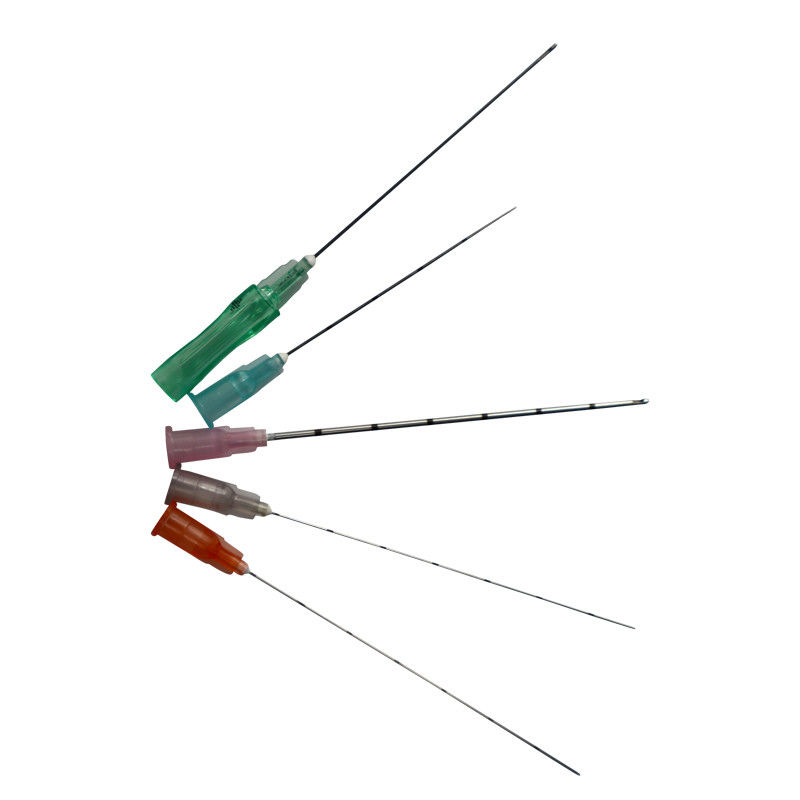 Aiguille à bout mousse micro-canule de beauté 14G 15G 16G 18G 22G 38mm 50mm 60mm 70mm